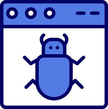 icono de vector de navegador web