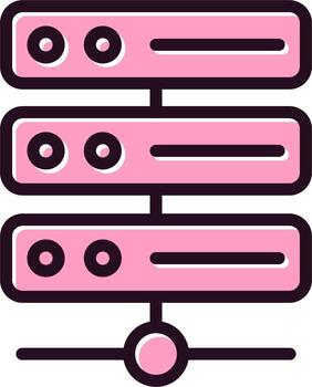 icono de vector de base de datos