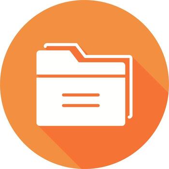 icono de vector de carpeta
