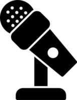 Mic Stand Vector Icon