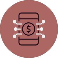 Digital Money Vector Icon
