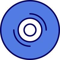 icono de vector de disco compacto