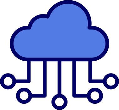Cloud Computing Vector Icon