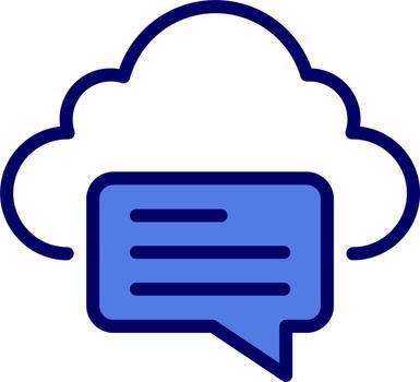 icono de vector de mensaje