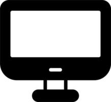 icono de vector de pantalla de monitor