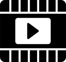 Video Player Vector Icon