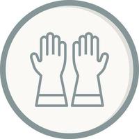 Hand Gloves Vector Icon