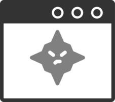 Browser Virus Vector Icon