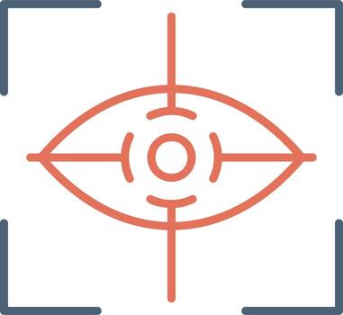 icono de vector de enfoque