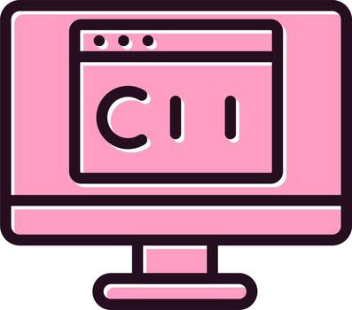 Programming Language Vector Icon