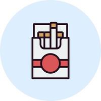 Cigerate Pack Vector Icon