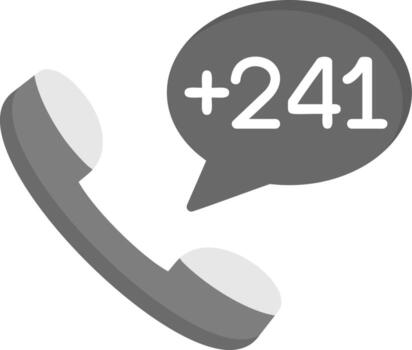 Gabon Dial code Vector Icon