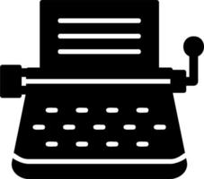 Typewriter Vector Icon