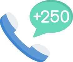 Rwanda Dial code Vector Icon