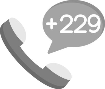 benin marcar código vector icono