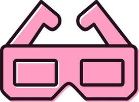 3d Glasses Vector Icon