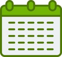 Monthly Calendar Vector Icon