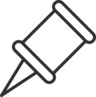 Push Pin  Vector Icon