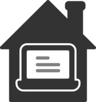 Work From Home  Vector Icon
