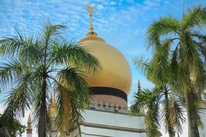details shot of name of Masjid Sultan in singapore photo