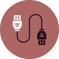 Data Cable Vector Icon