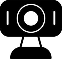 icono de vector de webcam