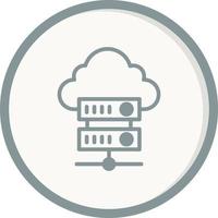 Cloud Server Vector Icon