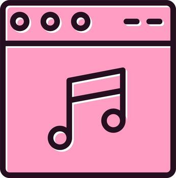 icono de vector de navegador web