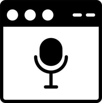 icono de vector de navegador web