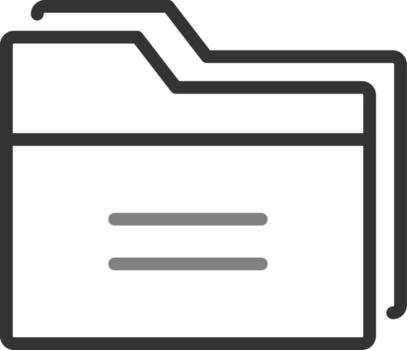 icono de vector de carpeta