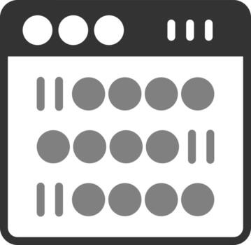 binario vector icono