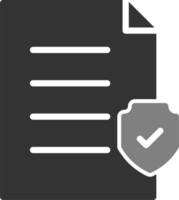 Document Protection Vector Icon