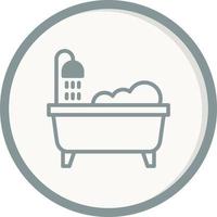 Bathtub Cleaning Vector Icon