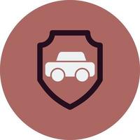 Car Insurance Vector Icon