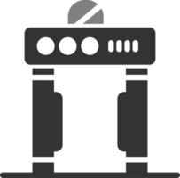 Gate Metal Detector Vector Icon