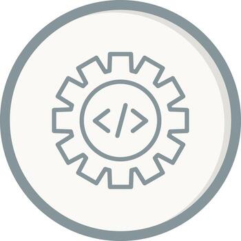 código mejoramiento vector icono