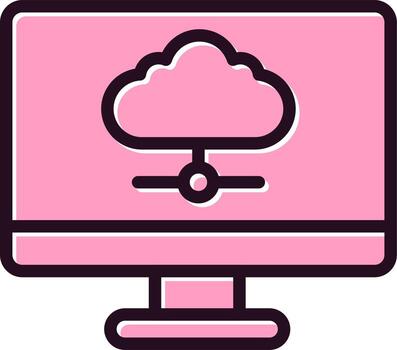 Cloud Computing Vector Icon