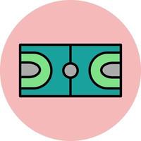 Basketball Court Icon vector