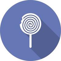 Lollipop candy icon vector