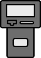 Cash Kiosk Icon vector