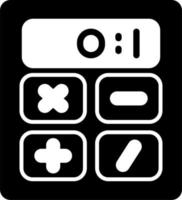 Calculator Line Icon vector