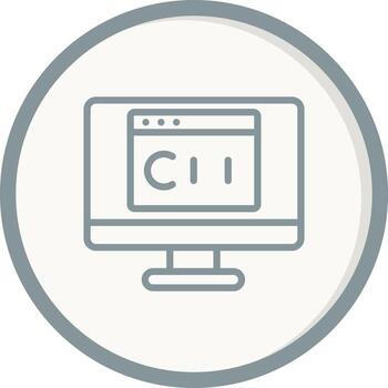 icono de vector de lenguaje de programación