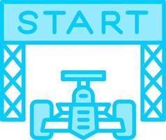 Starting Line Race vector