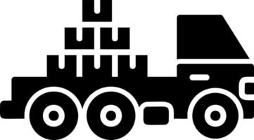 icono de vector de camioneta