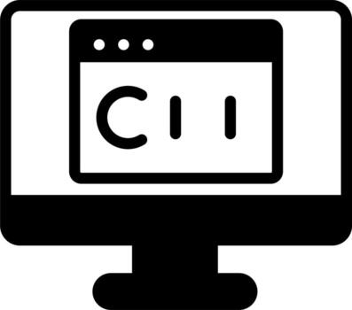 Programming Language Vector Icon