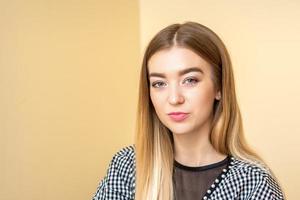 Portrait of beautiful young businesswoman photo