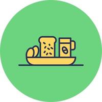 Breakfast Tray Icon vector