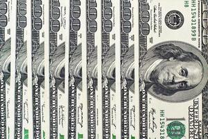 Dollar bills background photo