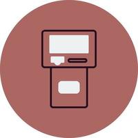 Cash Kiosk Icon vector