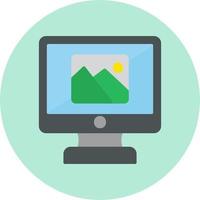 Computer Gallery Icon vector